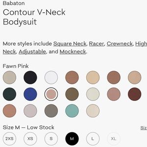 New Babaton Contour V-Neck BodySuit